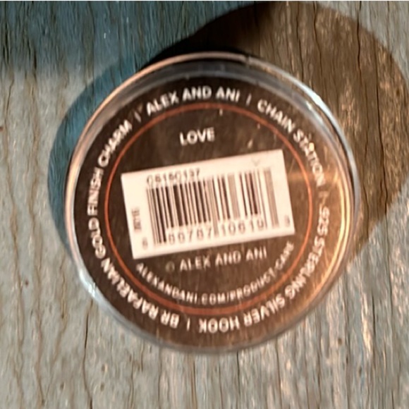 Alex and Ani Chain Station LOVE Charm ♥️ !! NWT - Picture 5 of 6